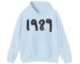 Taylor Swift The Eras Tour 1989 Sky Blue Hoodie