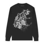 Taylor Swift The Eras Tour Black Long Sleeve Sweatshirt