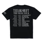 Taylor Swift The Eras Tour Black T-Shirt