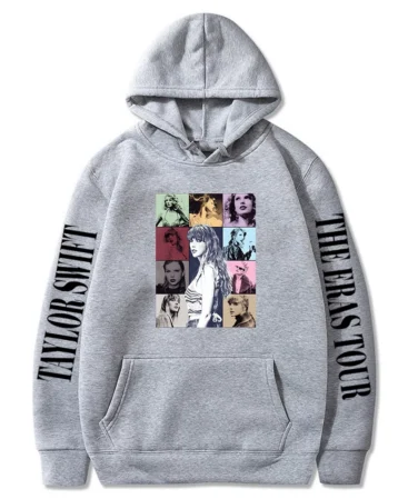 Taylor Swift The Eras Tour Grey Hoodie