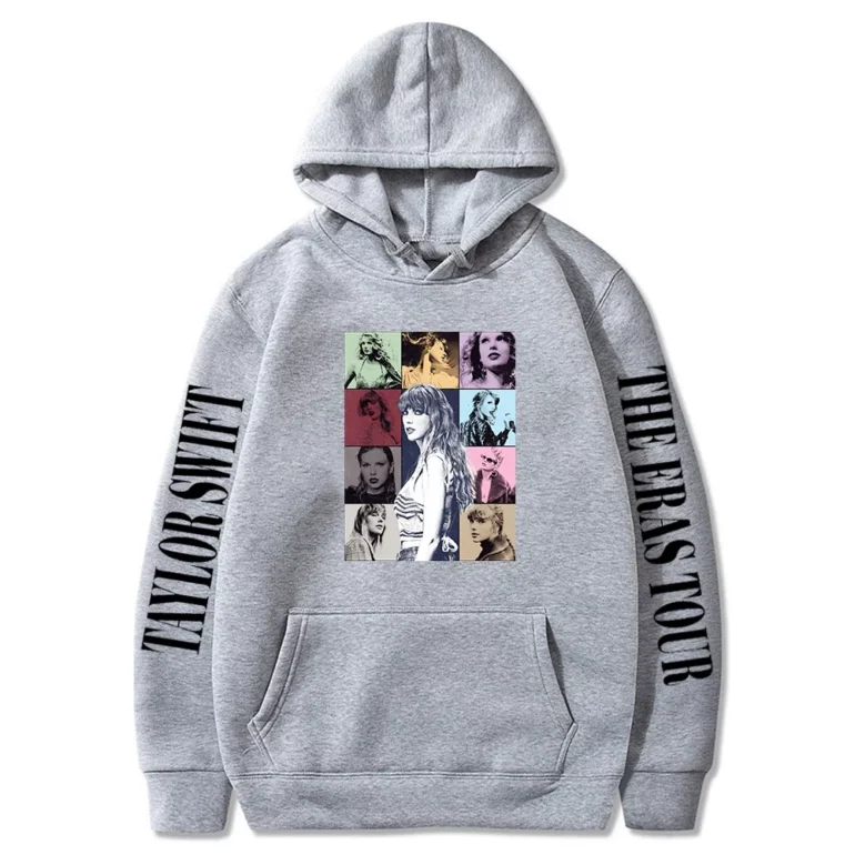 Taylor Swift The Eras Tour Grey Hoodie