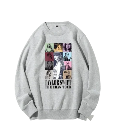 Taylor Swift The Eras Tour Heather Gray Sweatshirt