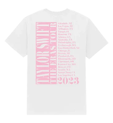 Taylor Swift The Eras Tour Lover White T-Shirt