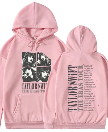 Taylor The Eras Tour Pink Hoodie